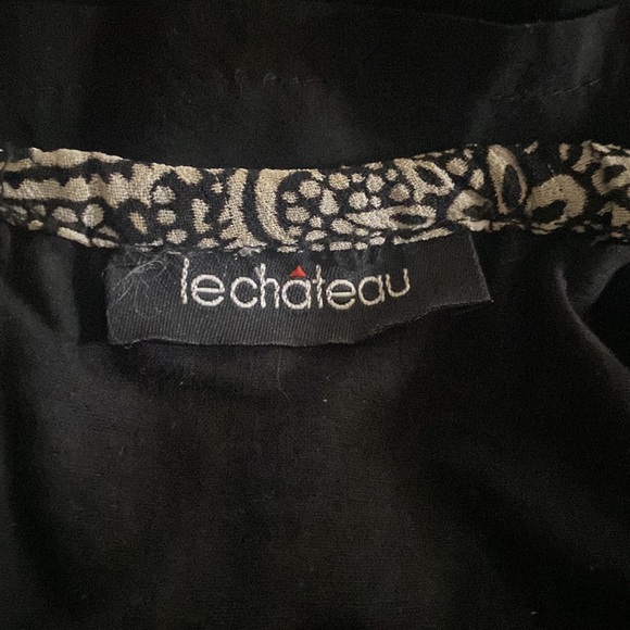 Le Château | Vintage light dress tied at the neck. Size Medium. - Picture 7 of 7